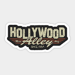 Hollywood Alley 1988 Sticker